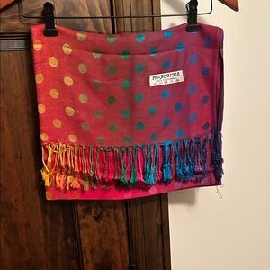 Pashmina Multicolor Polka Dot Scarf